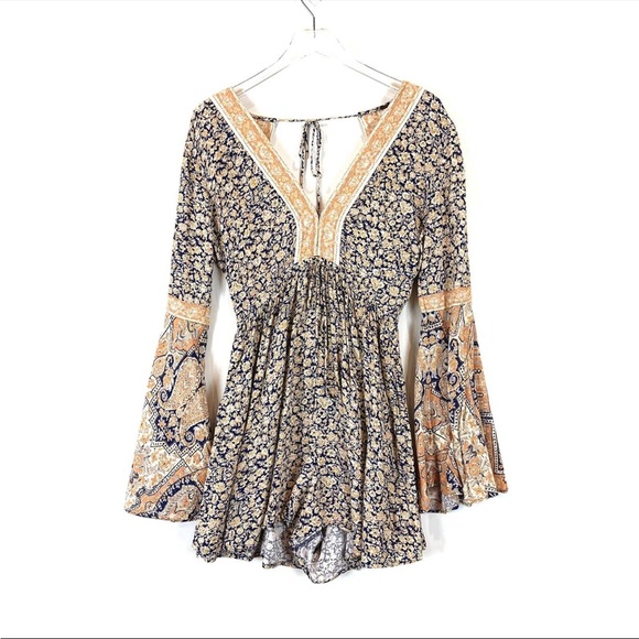 Free People Once Upon a Sunmertime Romper - Picture 5 of 8